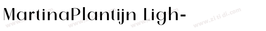 MartinaPlantijn Ligh字体转换